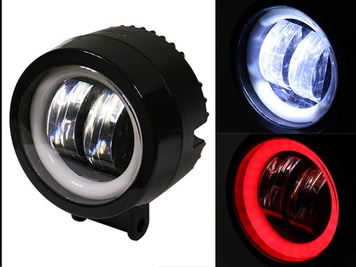 [FARA0105] FARO REDONDO ALTA INTENSIDAD 2 LED C/LUP