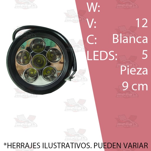 [FARA6062] FARO REDONDO 6 LEDS