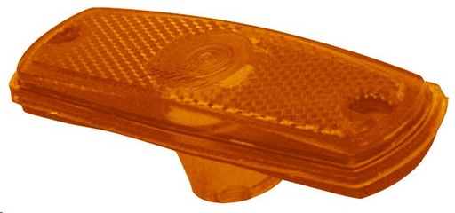 [009-P131-A] PLAFON RECT REFLEJANTE C/SOQUET AMBAR