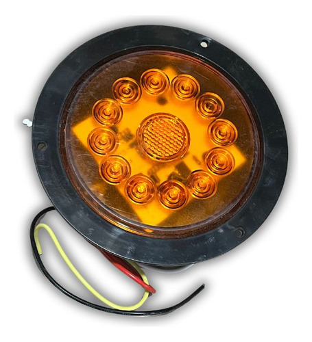 [009-P136-12LA] PLAFON RED 4 AMBAR 12 LEDS