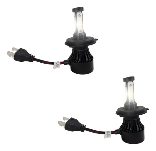 [FH4L4C] FOCO H4 HID LED 4 CARAS 6200 LUM BLANCA BRONX