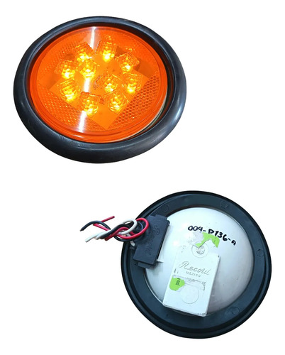 [009-P136-A] PLAFON EMBUTIDO HULE 4 10 LEDS FIJO AMB 