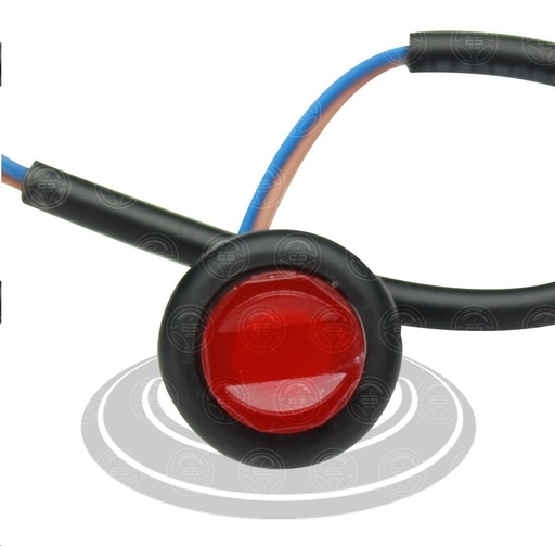 [FOCI006] FOCO INDICADOR LED GEL ROJO PAR