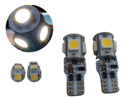 [FOCO158LB5ME] FOCO 158 5 LEDS BLANCO T/MAZORCA ESTROBO