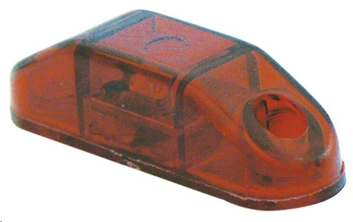 [009-P166-A] PLAFON SOQUETERA 1 LED .7X2.5" AMBAR