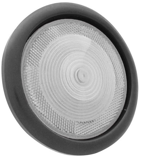 [009-P185-C] PLAFON EMBUTIDO HULE C/SOQUET CRISTAL