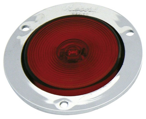 [009-P196-R] PLAFON EMBUTIDO CROMO CON TORNILLO 1 LED