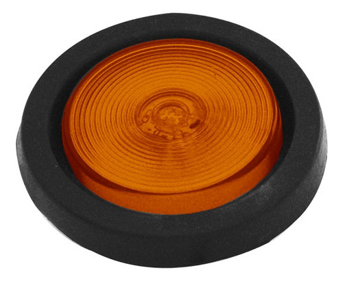 [009-P207-A] PLAFON EMBUTIDO DE HULE 1 LED 2.5 AMBAR 