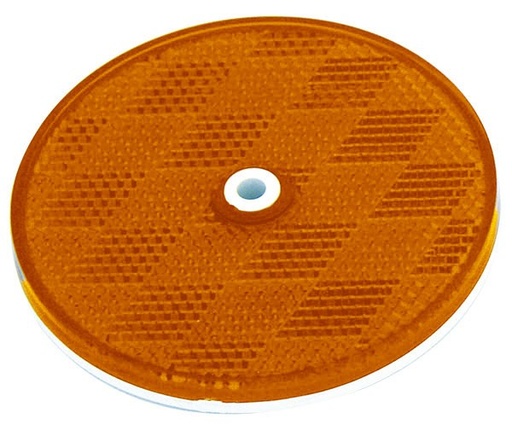 [009-P216-A] PLAFON REFLEJANTE DE ROMBOS 3.2" AMBAR