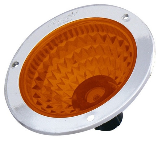 [009-P217-A] PLAFON EMBUTIDO DIAMANTADO 3" AMBAR   **