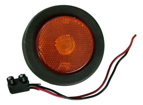 [009-P242-A] PLAFON EMBUTIDO HULE SELLADO 2.5" AMBAR 