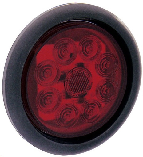 [009-P254-R] PLAFON LEDS ROJO 4¨
