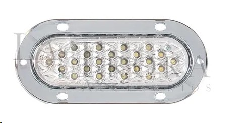 [009-P267-C] PLAFON EMBUTIDO OVALADO 26 LED BLANCO