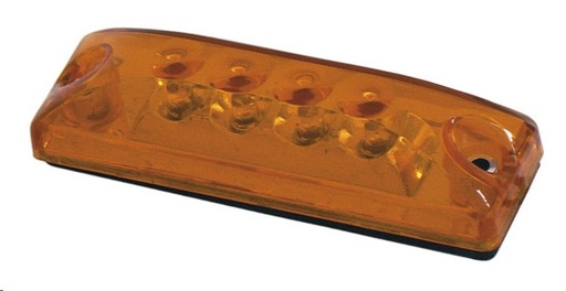 [009-P281-A] PLAFON LATERAL 4 LEDS AMARILLO  4X1.4"