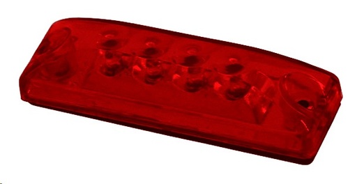[009-P281-R] PLAFON LATERAL 4 LEDS ROJO 4X1.4"
