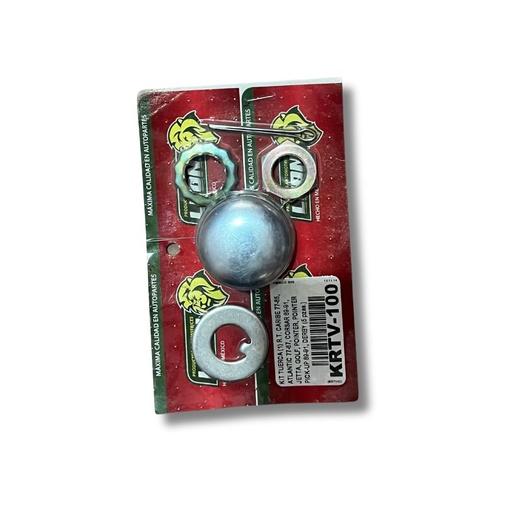 [GRAS0010] KIT TUERCA VW CARIBE, ATLANTIC 77-87, CO