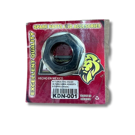 [GRAS0012] KIT TUERCA DINA 631 V8, FAMSA CAMION, KE