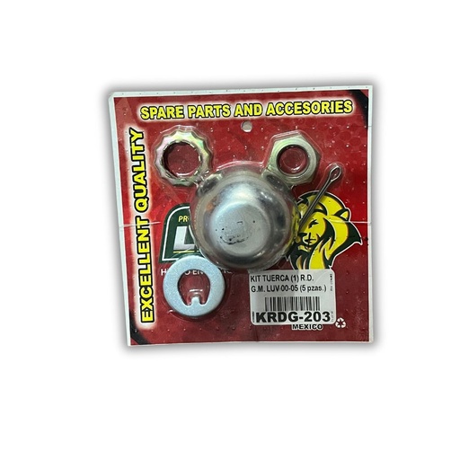 [GRAS0016] KIT TUERCA GM LUV 00-05 5pz