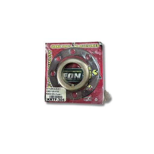 [GRAS0028] KIT TUERCA FD F-350 90-97 ROSCA IZQ