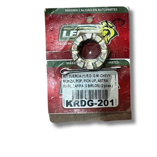 [GRAS0039] KIT TUERCA CV CHEVY MONZA, POP, PICK UP,