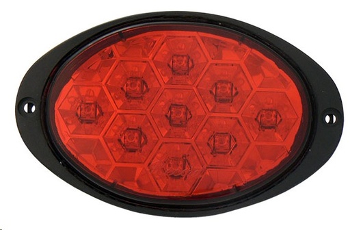 [009-P329-R] PLAFON LED ATORNILLAR OVALADO 9 LEDS FIJ