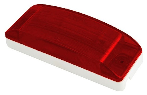 [009-P362-R] PLAFON RECTANGULAR T/RECORD 4 LEDS ROJO 