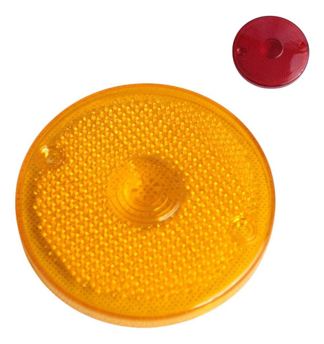 [010-027-A] MICA PLAFON CALAVERA METALICO AMBAR