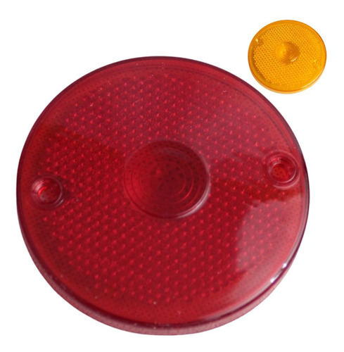[010-027-R] MICA PLAFON CALAVERA DG METALICO ROJO