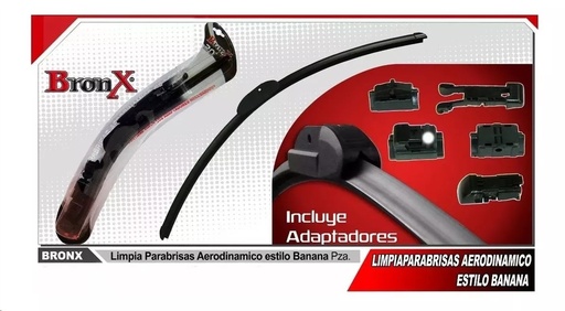 [LIMP-18-18-BR] LIMPIAPARABRISAS BRONX 18"/18"