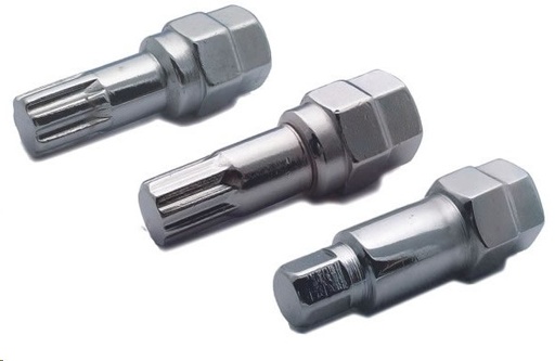 [LLAVE011] LLAVE TUERCA SEGURIDAD ESTRIADO EXT 6D