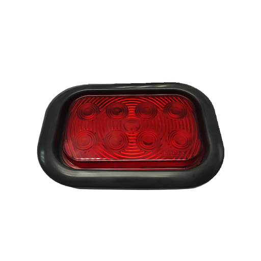 [LUZE208] FARO RECTANGULAR LED ROJO DOBLE