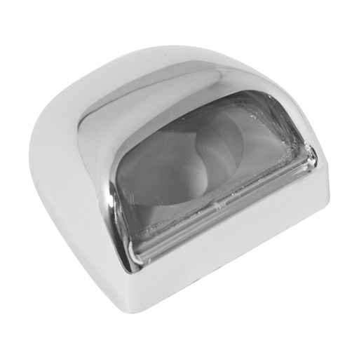 [LUZP16003] CUBIERTA LUZ DE PLACA CV CHEYENNE/SILVERADO 99-13/SUBURBAN/TAHOE 00-14/AVALANCHE 02-13  GM SIERRA 99-13/YUKON 00-14  1 PIEZA CROMADA HUSHAN    