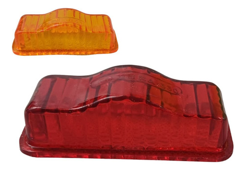 [010-160-R] MICA PLAFON LAMPARITA ROJO