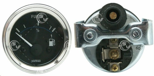 [MARF413] MARCADOR GASOLINA 12V CROMADO