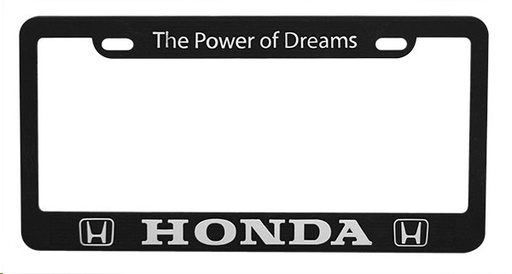 [MARP005] MARCO PLACA HONDA CROMO