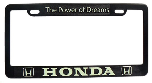 [MARP006] MARCO PLACA HONDA REFLEJANTE