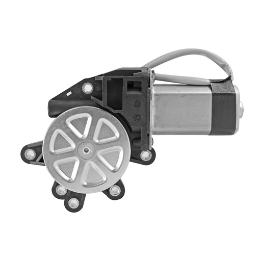 [MOTE52004] MOTOR DE ELEVADOR ELECTRICO NS D21 86-07/D22/NP300 08-15/SENTRA 95-00/TSURU III 92-17  2 PINS ENCHUFE RECTO CUADRADO 12VCC 35 CM HUSHAN 6 Derecho Delantera/Trasera  