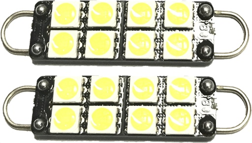 [NF01990] FOCO LUZ INTERIOR 44mm  8 LEDS BLANCO PA