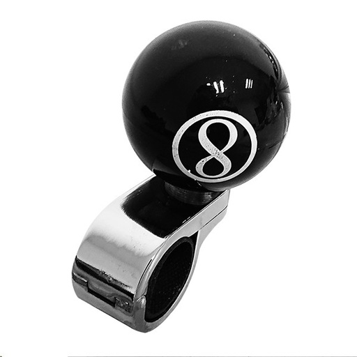 [PERV003] PERILLA VOLANTE BOLA 8 NEGRA