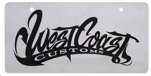 [PLAD85013] PLACA DECORATIVA INOX WEST COAST