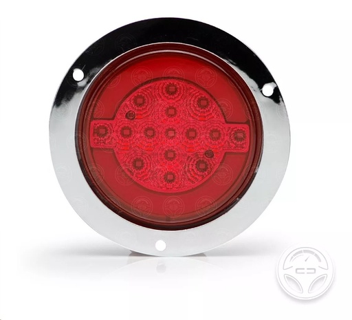 [PLAL85003] PLAFON LED REDONDO CROMADO 13.7x2.5cm C/