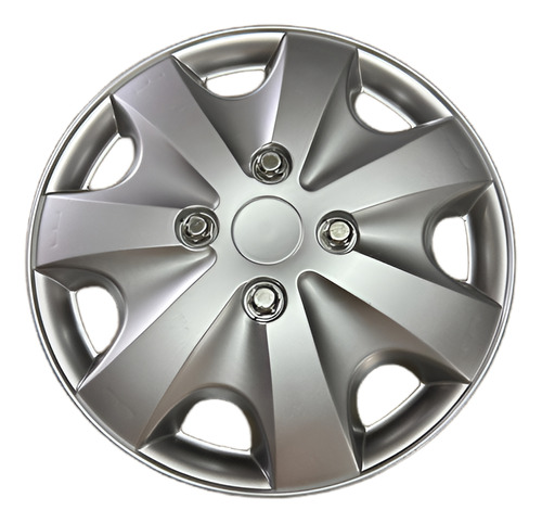 [POLR13-4] TAPON POLVERA ABS RIN 13 JGO 4 PZ GRIS