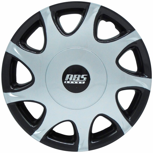 [POLR13-LES0020] TAPON POLVERA RIN 13 ABS ESPECIALES GRIS NEGRO ABS-LGR-R13-0021 LES0020