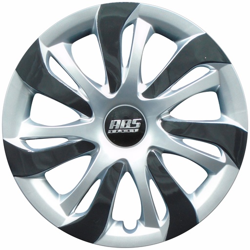 [POLR14-LES0030] TAPON POLVERA RIN 14 ABS ESPECIALES GRIS NEGRO MAZDA 2 LES0030