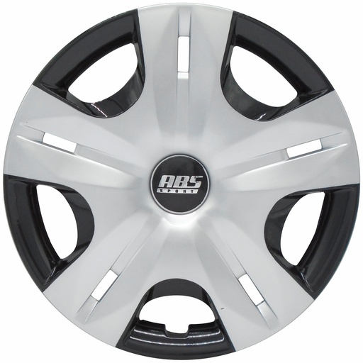 [POLR15-LES0028] TAPON POLVERA RIN 15 ABS SPORT ESPECIALES ABS-LGR-R15-0023 GRIS-NEGRO LES0028