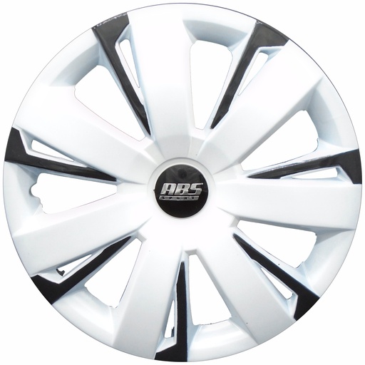 [POLR16-LES0005] TAPON POLVERA RIN 16 ABS ESPECIALES BLANCO NEGRO JETTA 15 LES0005