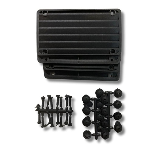 [REJI88001] REJILLAS TAPA MOTOR VW SEDAN JGO ***Hast