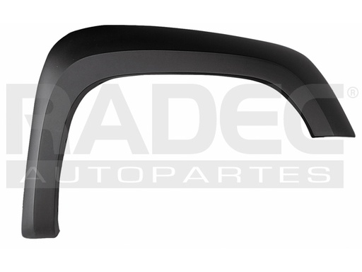 [011-0616-00] MOLDURA ARCO DELANTERA CV COLORADO 04-12 P/PINTAR DER