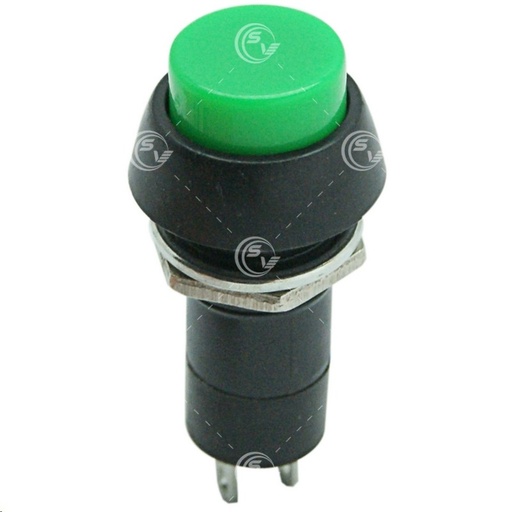 [SWIL014] SWITCH PUSH MOMENTANEO REDONDO VERDE