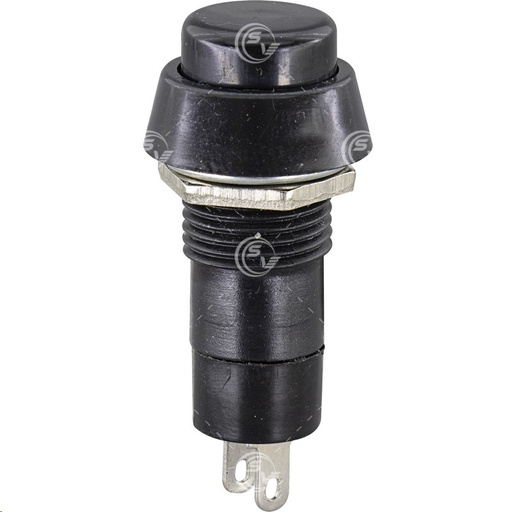 [SWIL016] SWITCH PUSH MOMENTANEO REDONDO NEGRO
